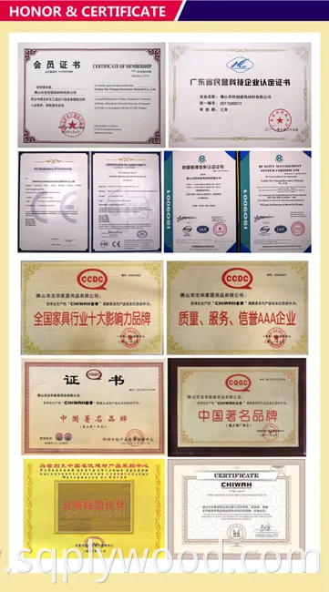 High Glossy White UV Melamine MDF Board for Cabinet (ZH977)